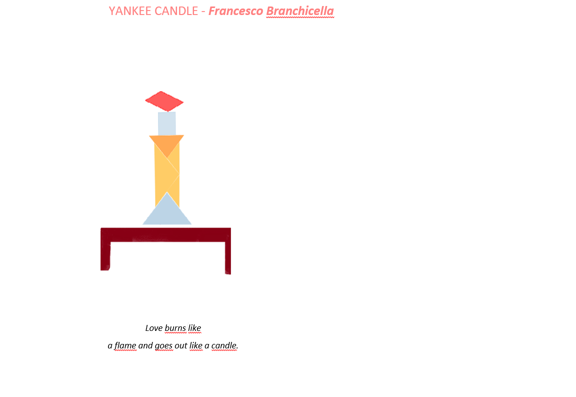 "Yankee Candle"- Francesco Branchicella