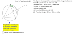 Proofs in Plane Geometry Project