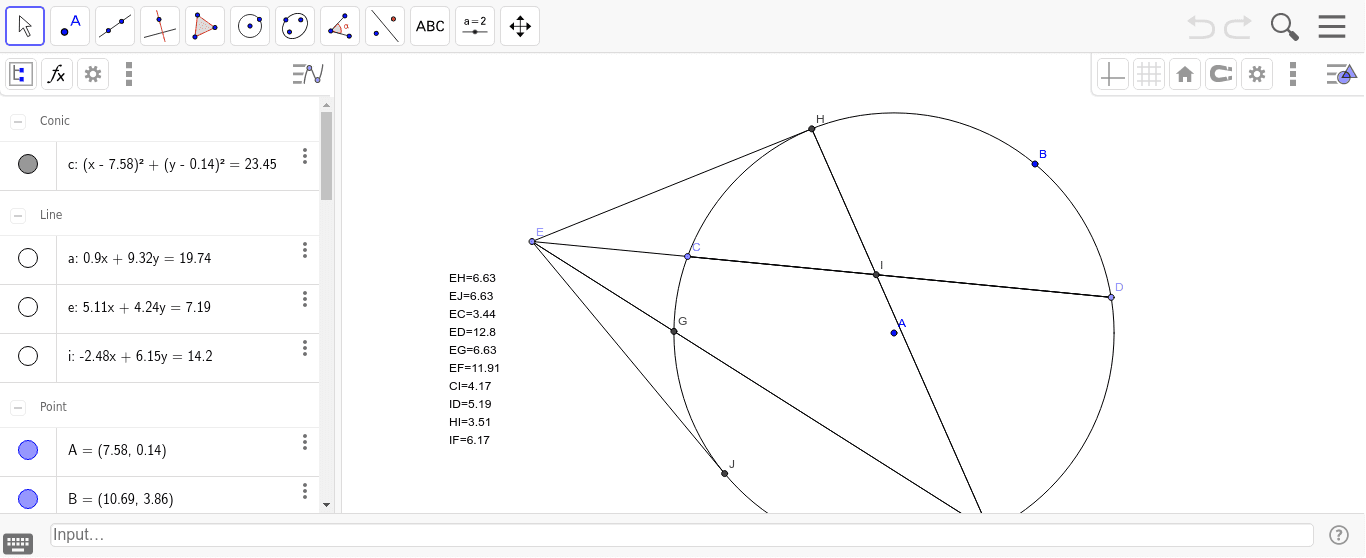 GeoGebra Applet