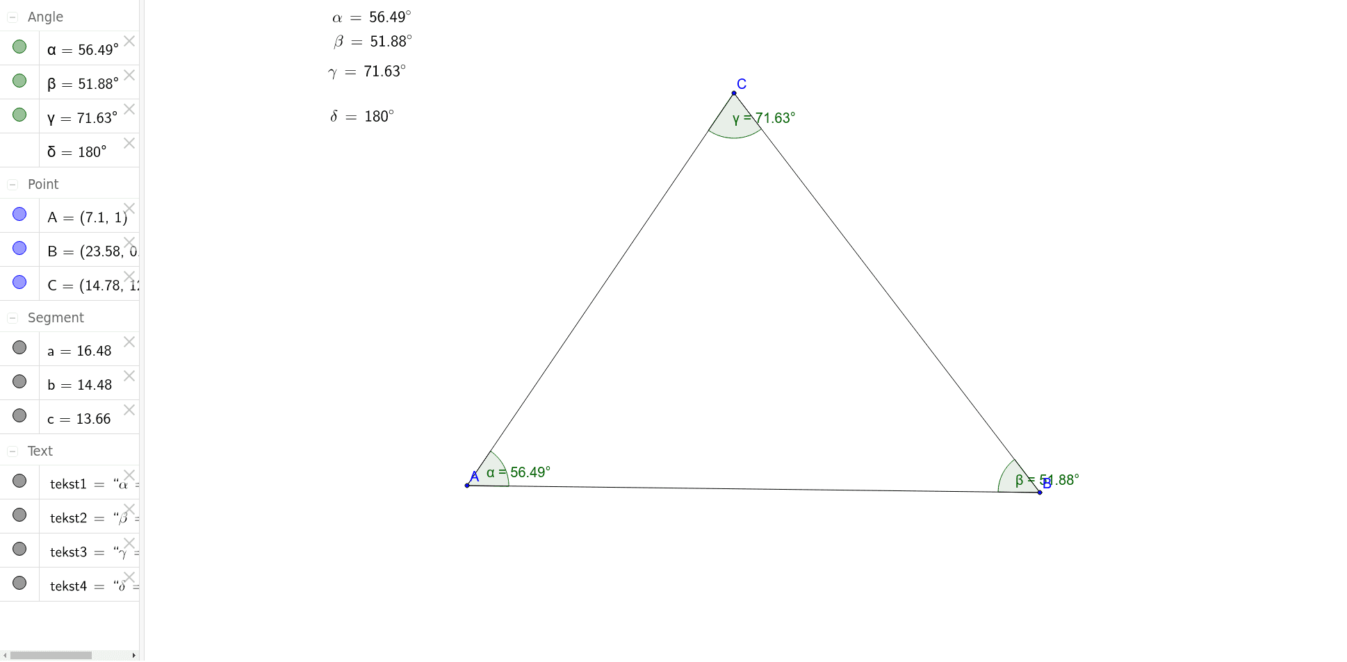 GeoGebra Applet