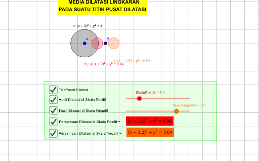 Media rotasi – GeoGebra