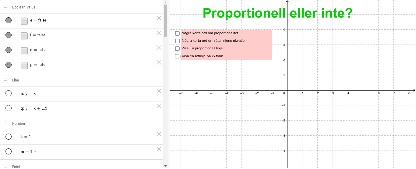 GeoGebra Applet