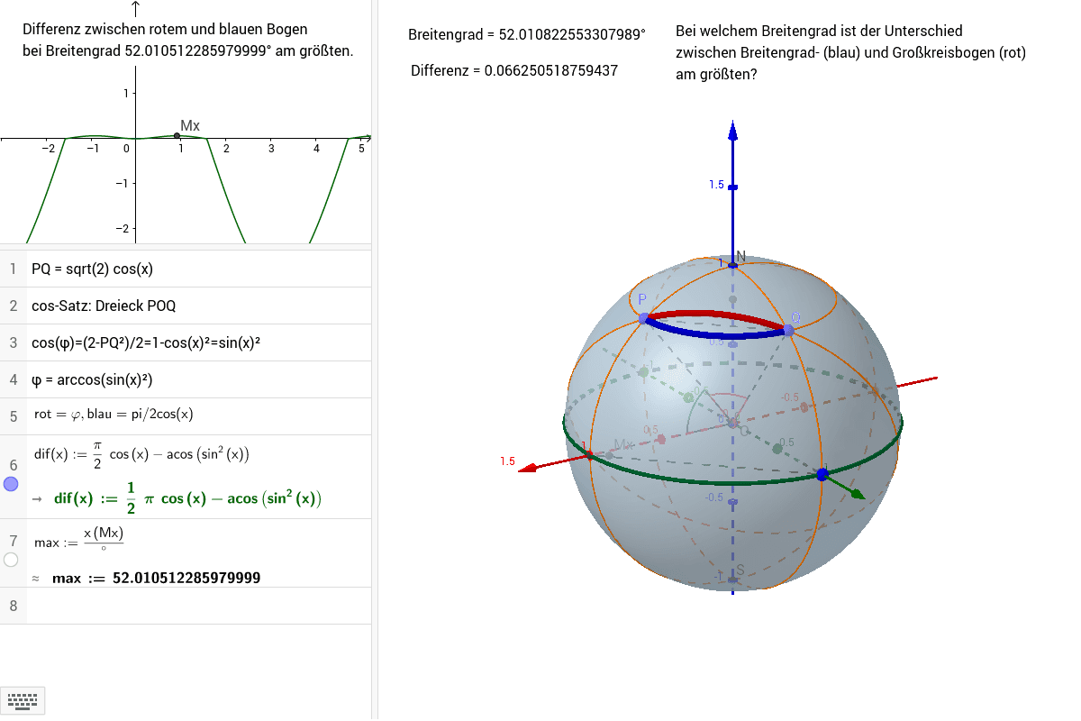 GeoGebra Applet