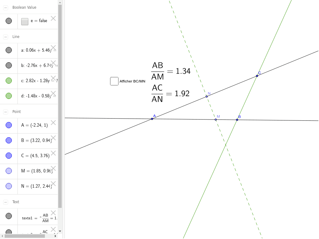 GeoGebra Applet