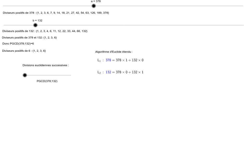 GeoGebra Applet