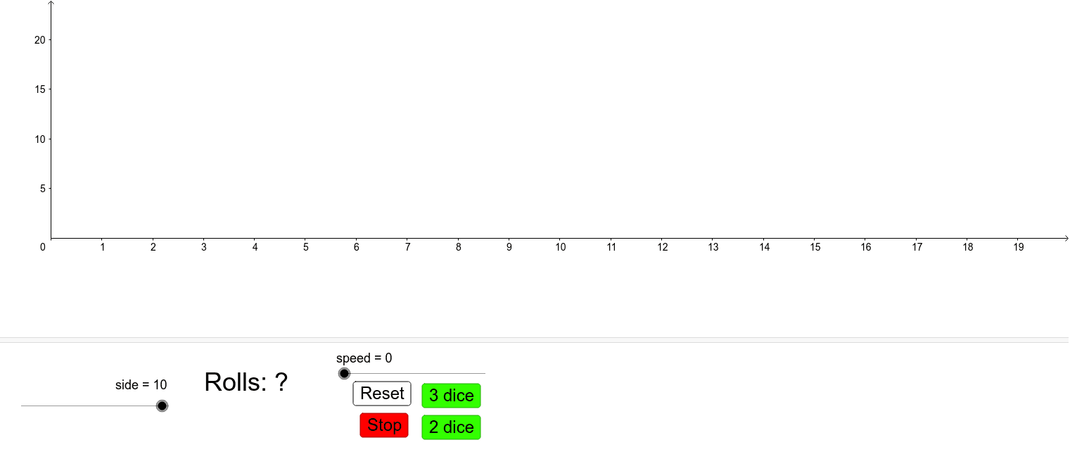 dice roll GeoGebra