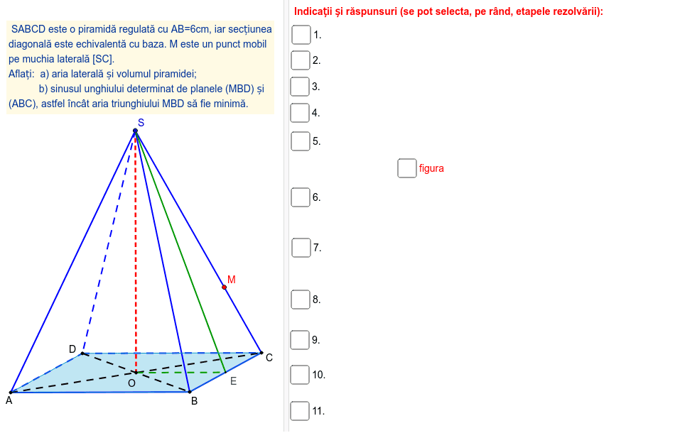 Aria Laterala A Piramidei Patrulatere Regulate Volumul Piramidei Patrulatere Regulate - 2