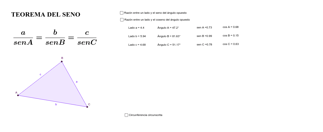 GeoGebra Applet
