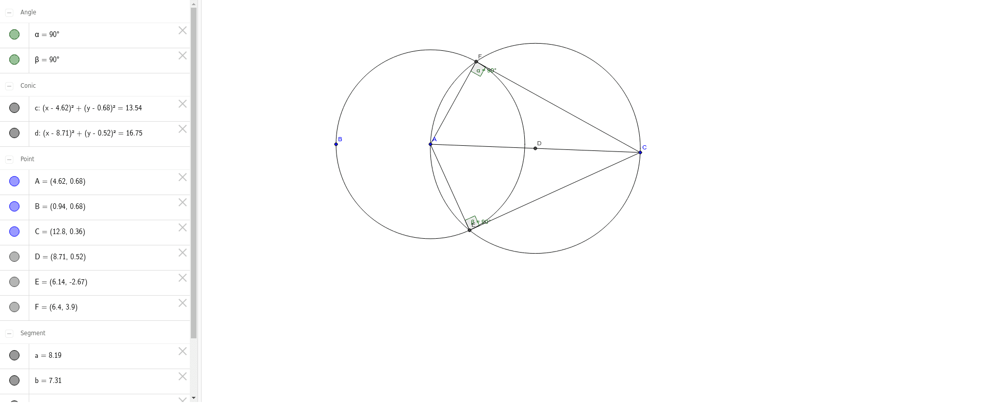 GeoGebra Applet