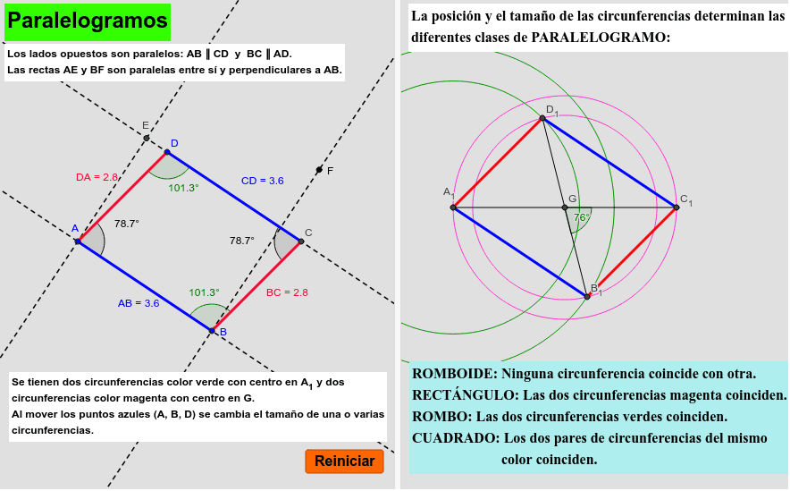 Ejercicios Con Paralelogramos Geogebra My Xxx Hot Girl