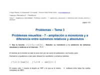 Problemas resueltos - 7 - ampliación a monotonía y a diferencia entre extremos relativos y absolutos.pdf