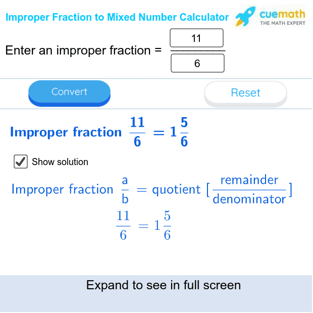 Online fraction calculator