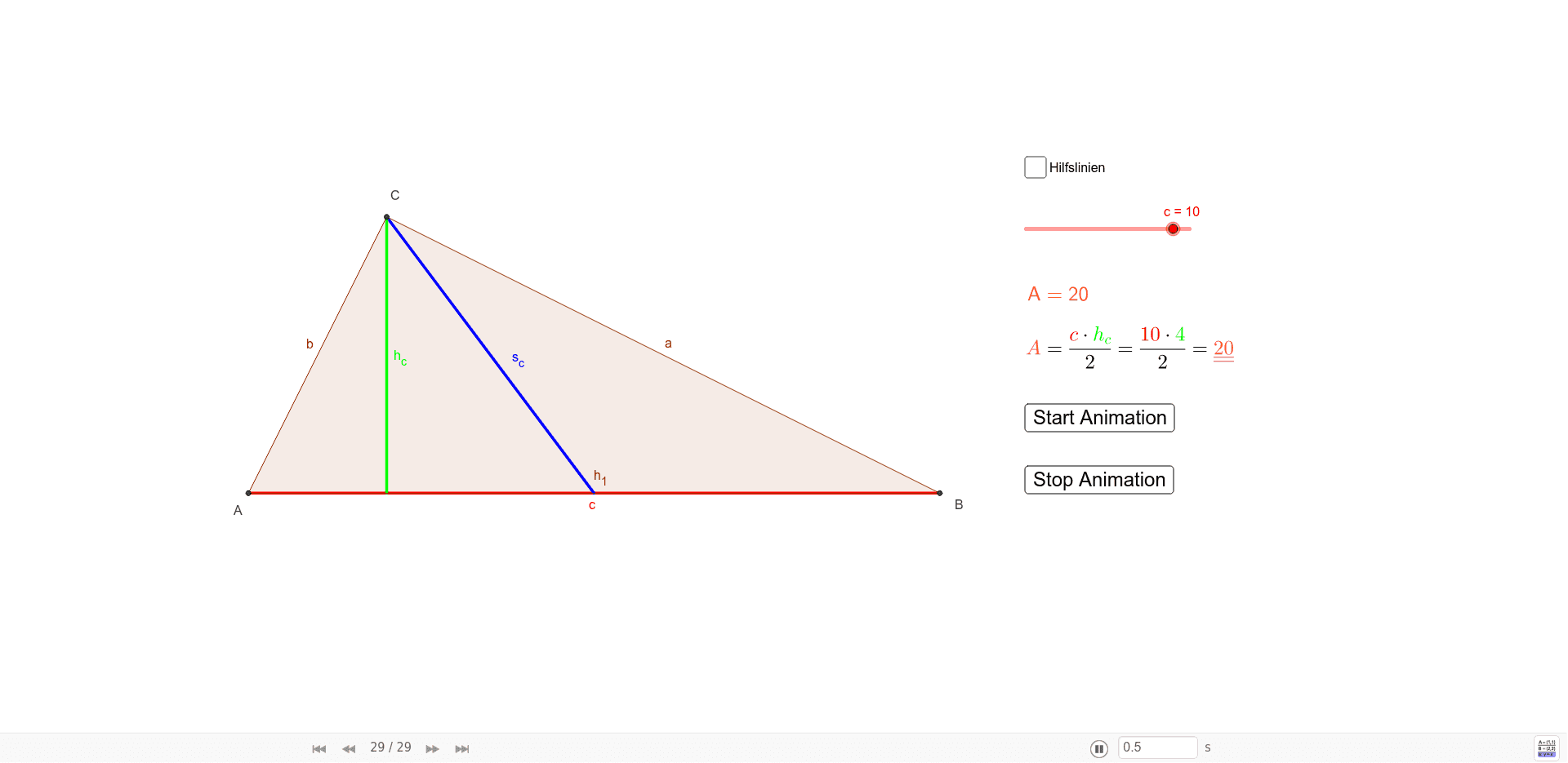 GeoGebra Applet