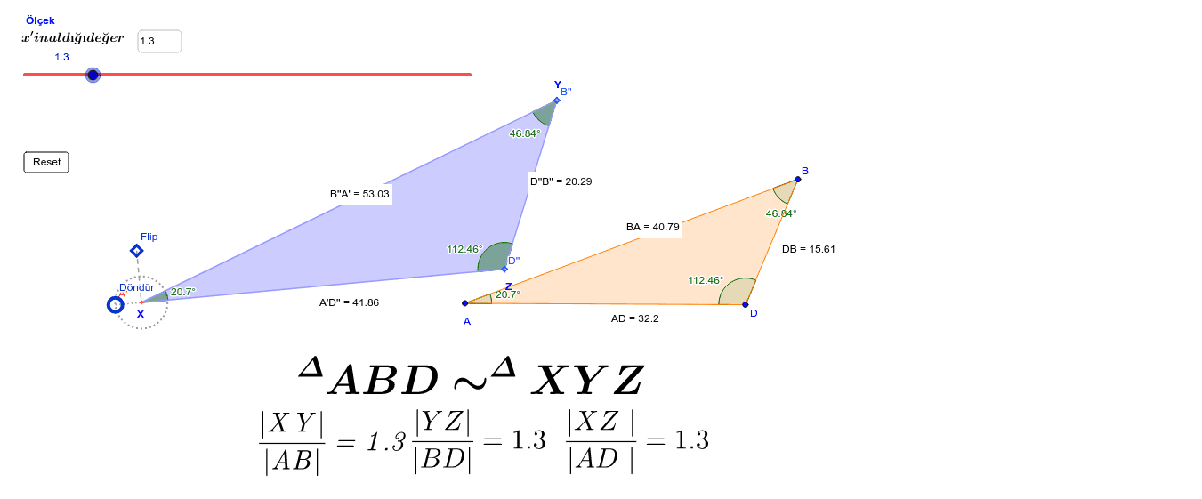 GeoGebra Applet
