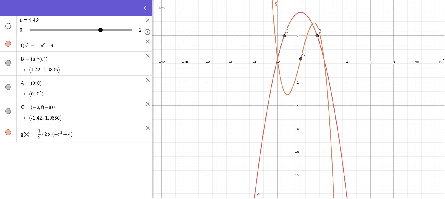 Aufgabe 3 – GeoGebra