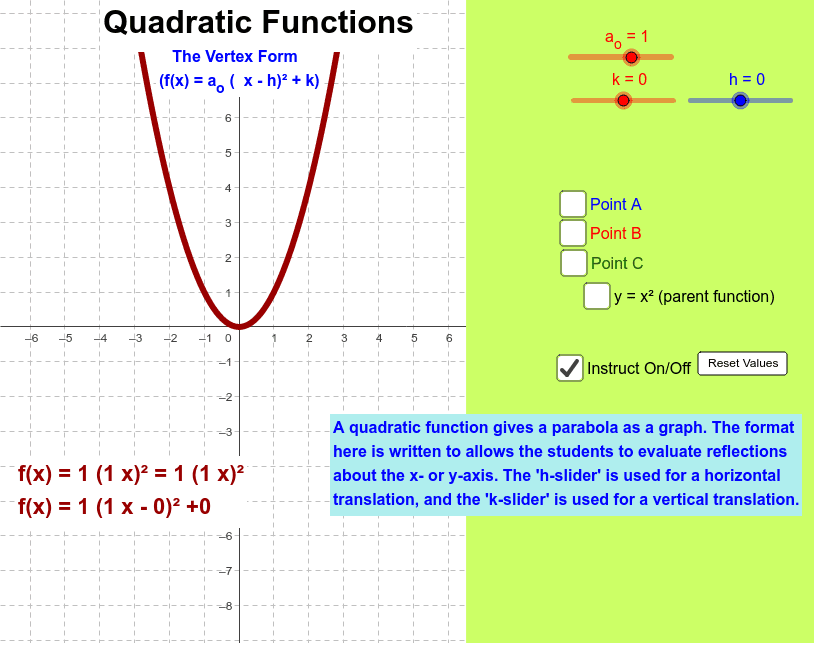 GeoGebra Applet