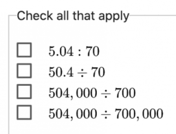 Dividing Decimals by Decimals: IM 6.5.13