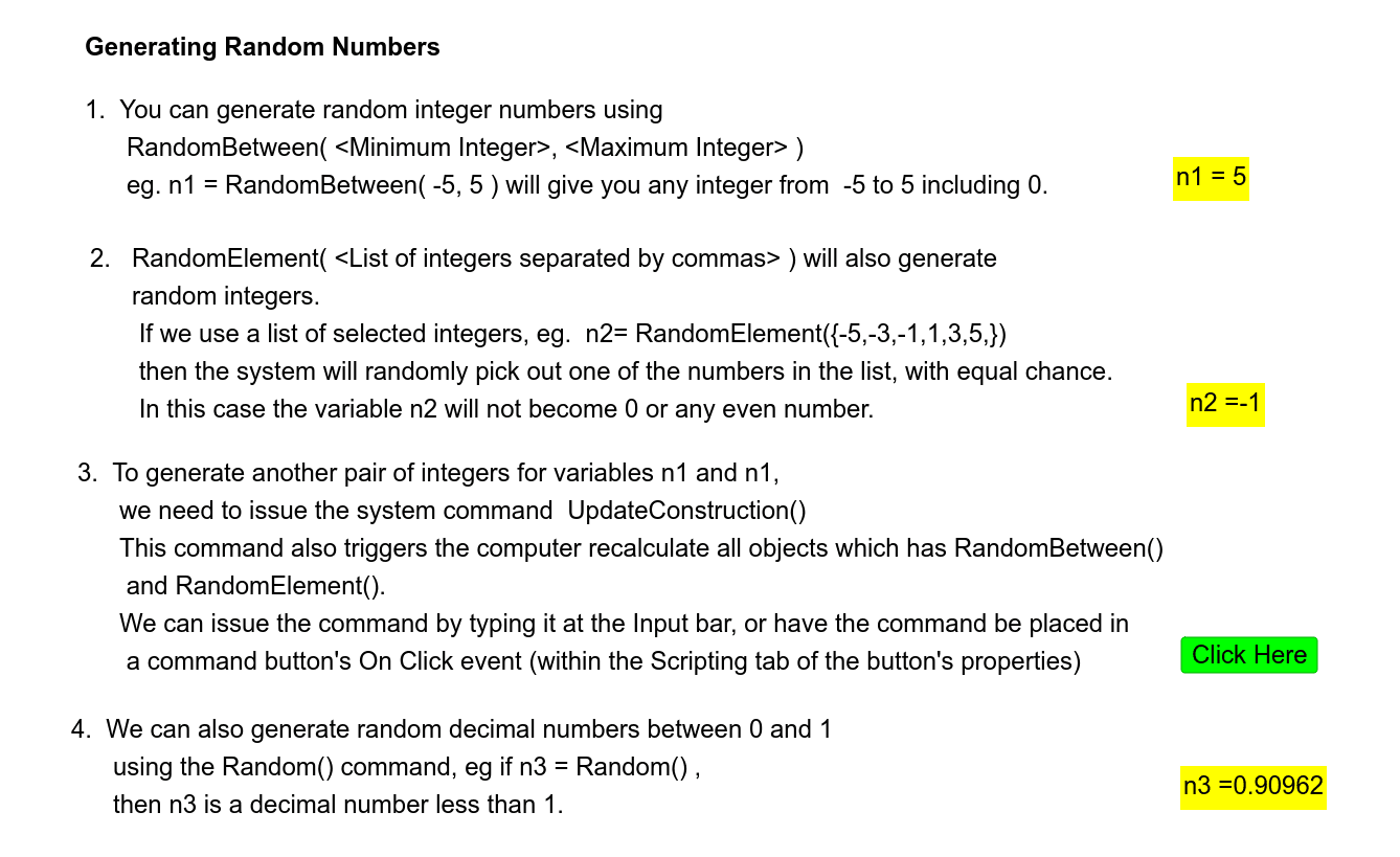 Random Decimal Numbers List