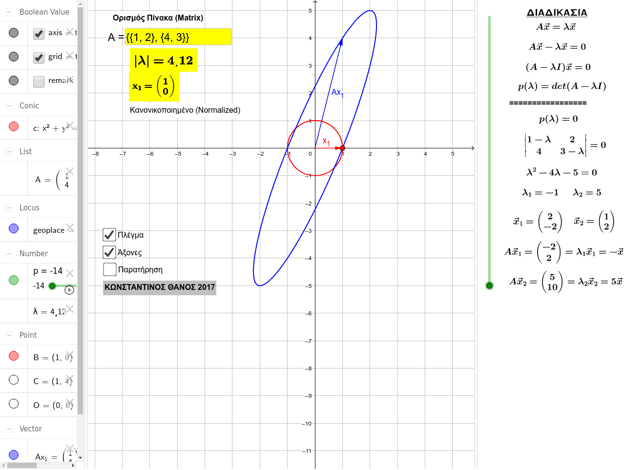 GeoGebra Applet