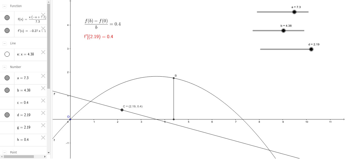 GeoGebra Applet