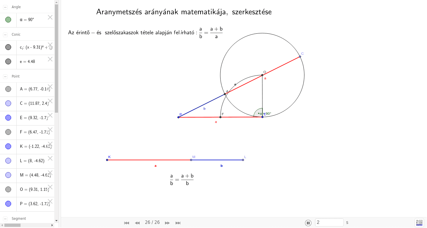 GeoGebra Applet