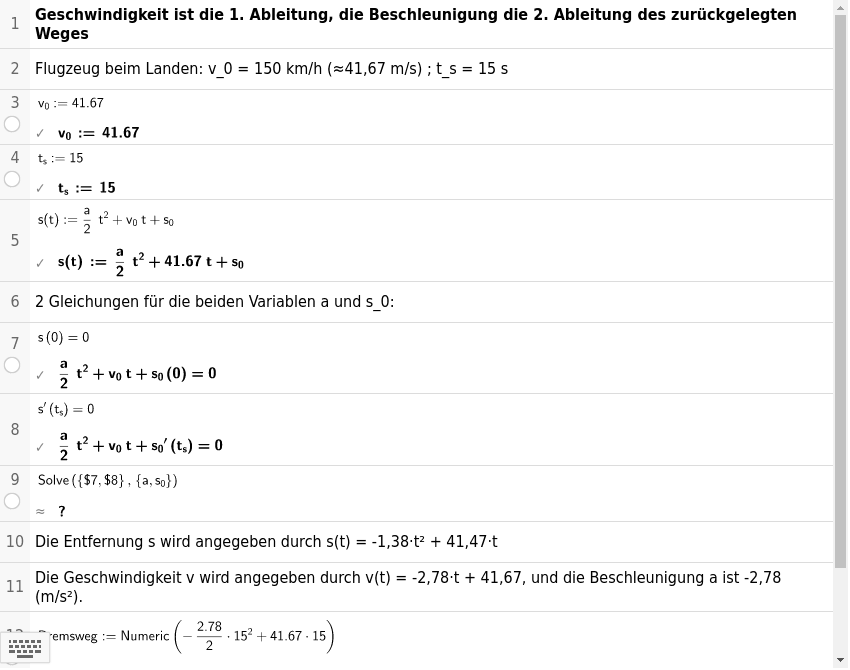 GeoGebra Applet