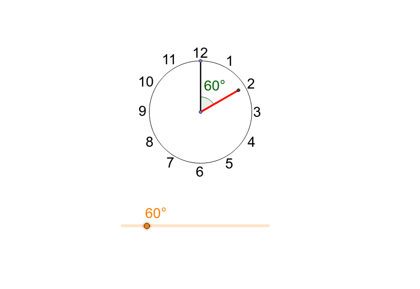 Clock Angle GeoGebra