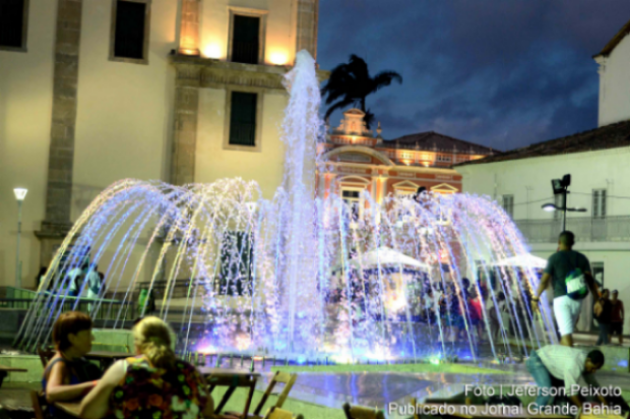 Fonte Luminosa. Praça da Sé. Pelourinho, Salvador, Bahia, Brasil.