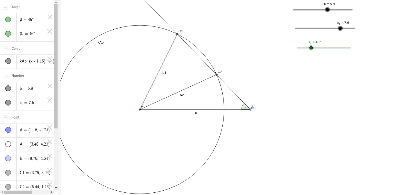 GeoGebra Applet