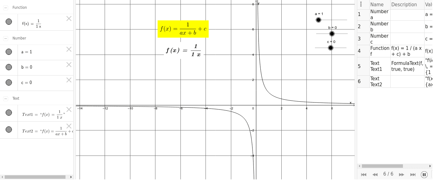 GeoGebra Applet