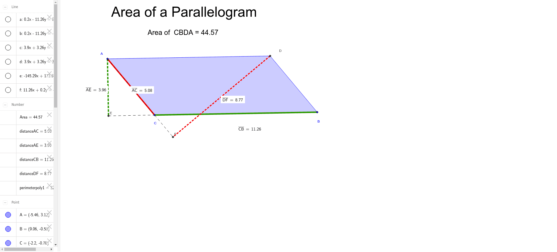 GeoGebra Applet