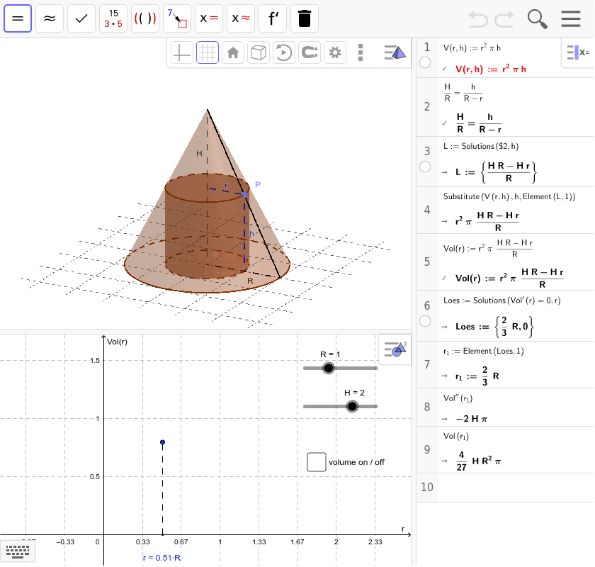 GeoGebra Applet