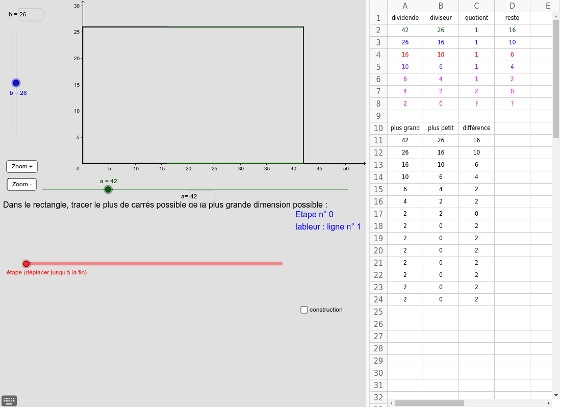 GeoGebra Applet