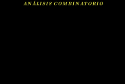 Análisis Combinatorio