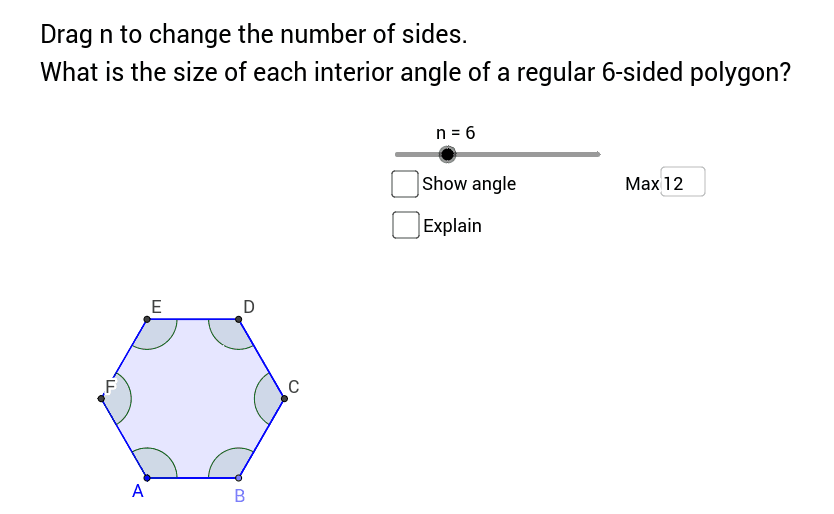 Regular N Sided Polygon Geogebra