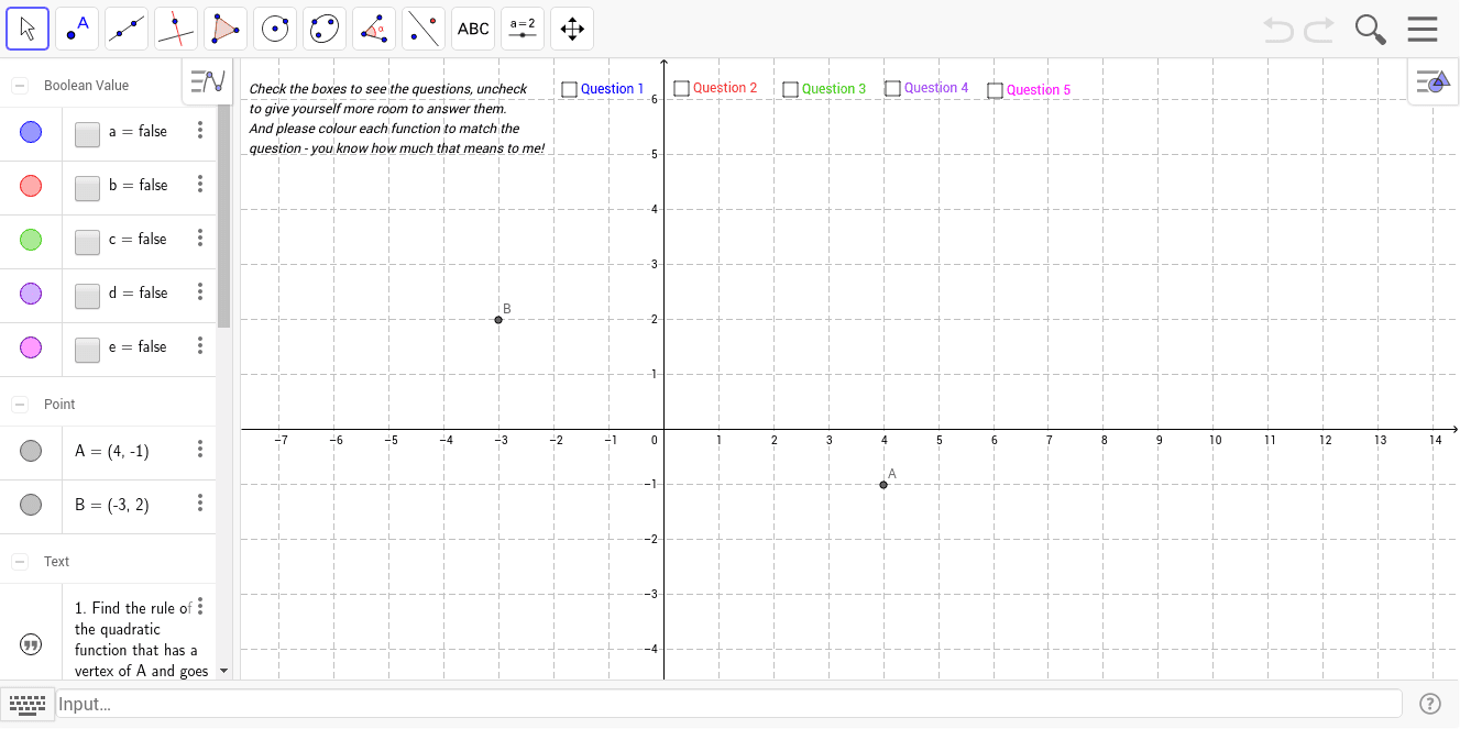 GeoGebra Applet