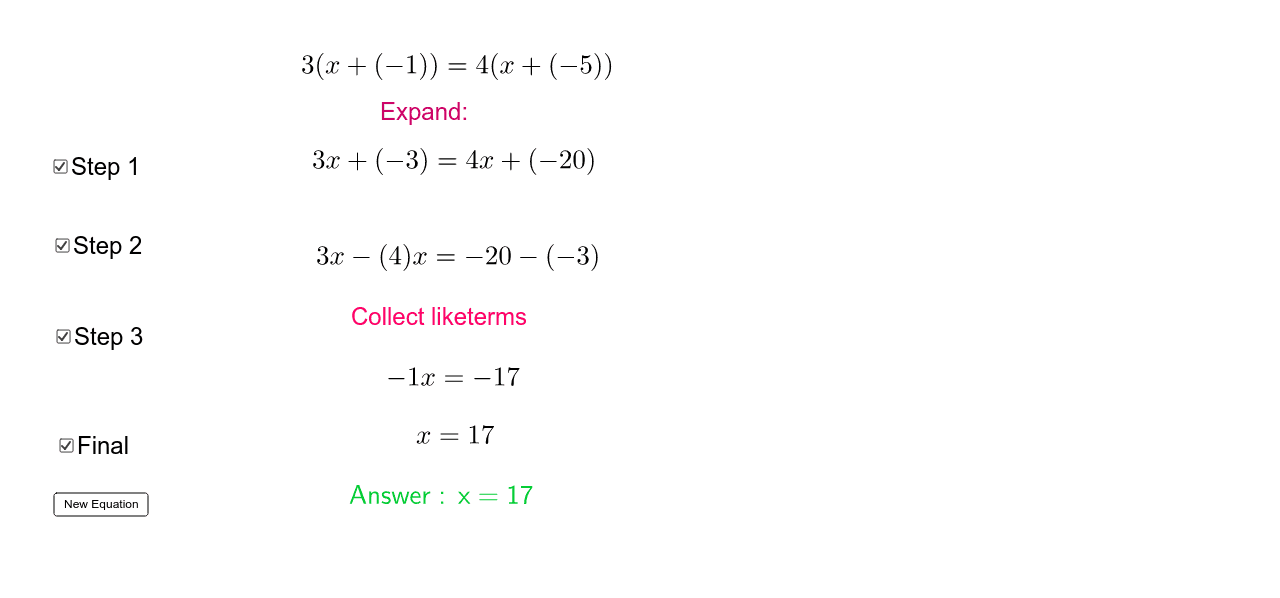 GeoGebra Applet