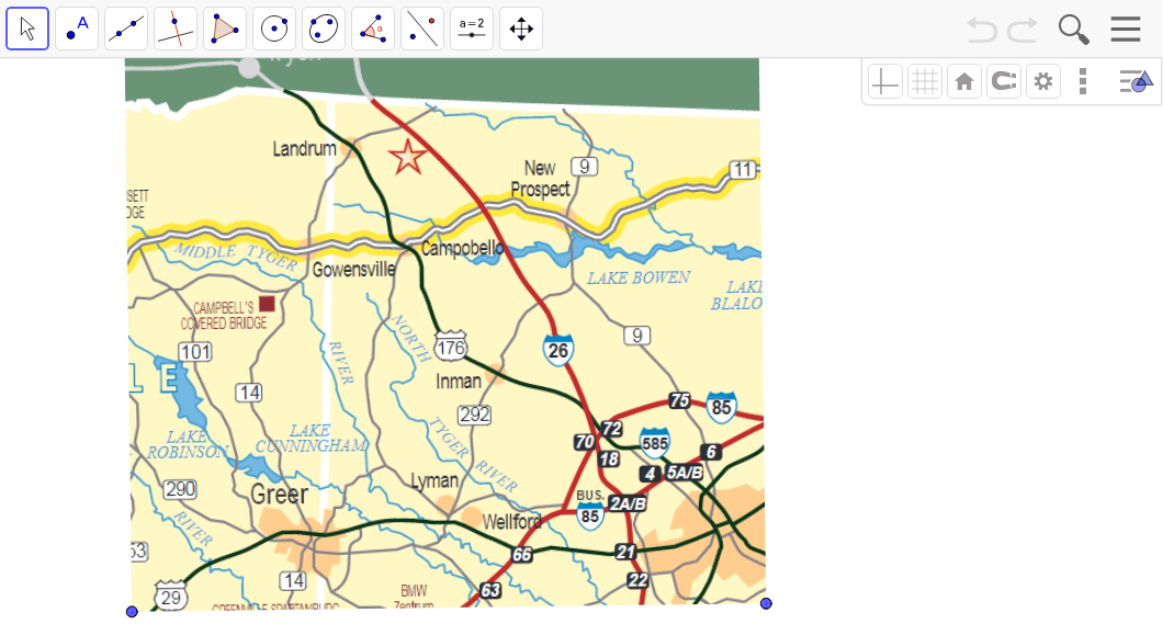 Use this app to show the geometry used to arrive at your conclusion.