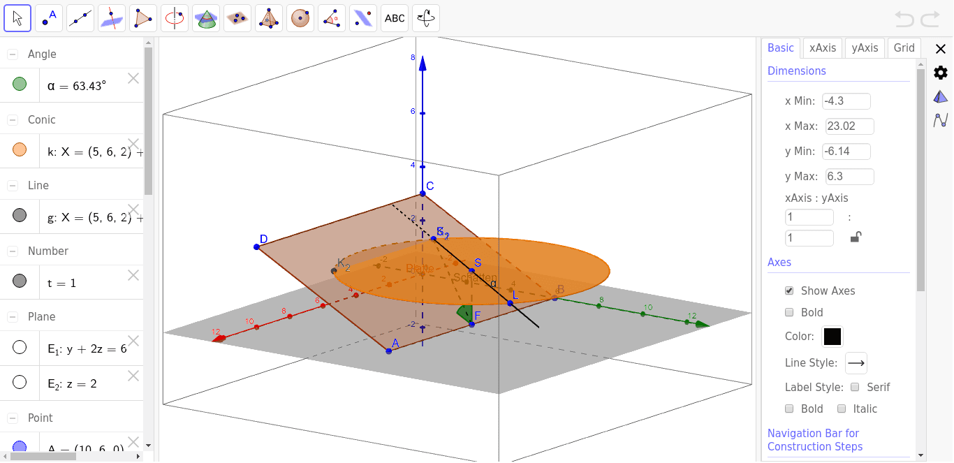 GeoGebra Applet
