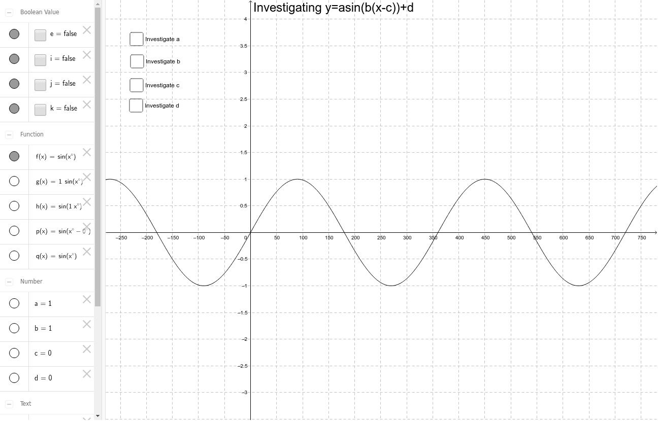 GeoGebra Applet