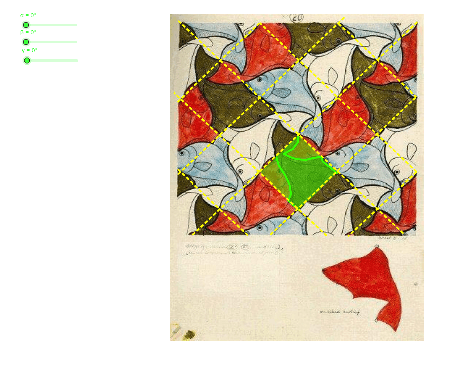 Explore how this tessellation was created by moving the different sliders.