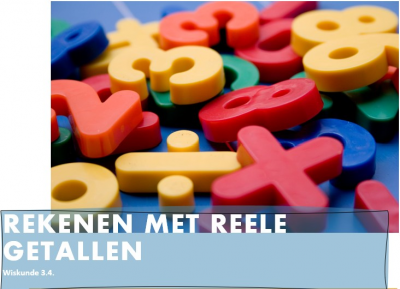 Rekenen met reële getallen