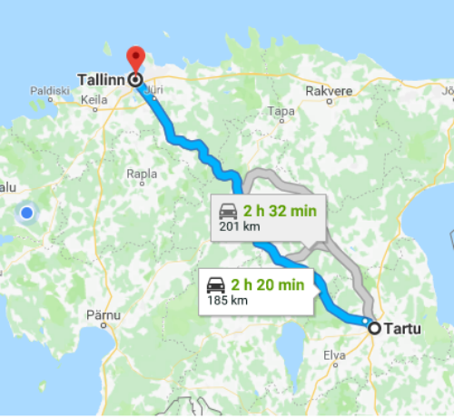 ekraanitõmmis maps.google.com