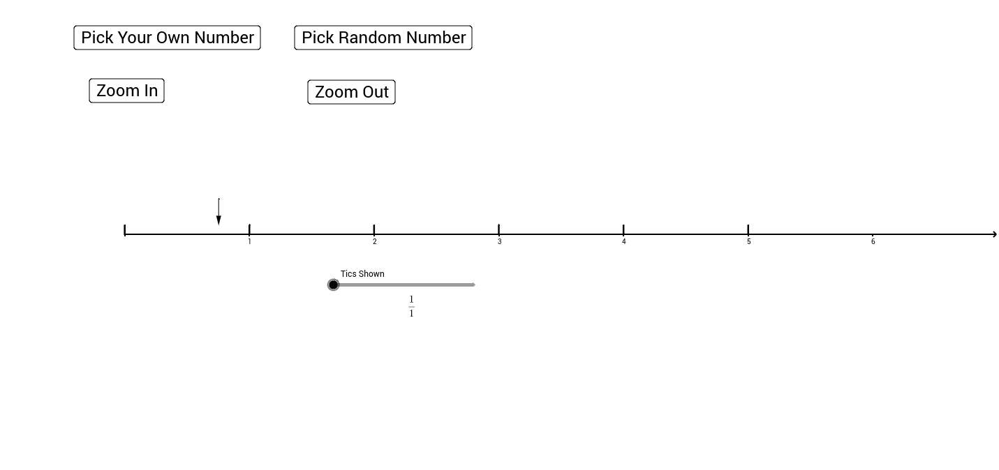 Random decimal number line geogebra