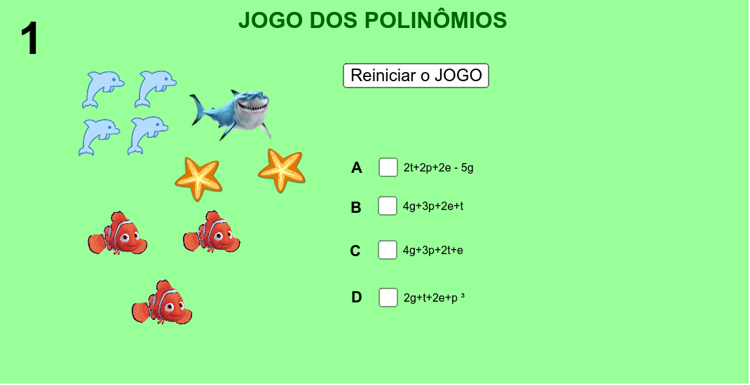 JOGO DOS POLINÔMIOS – GeoGebra