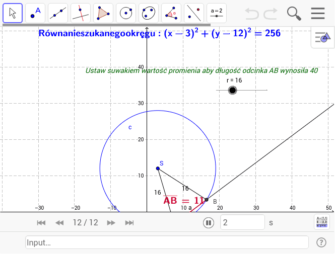 GeoGebra Applet