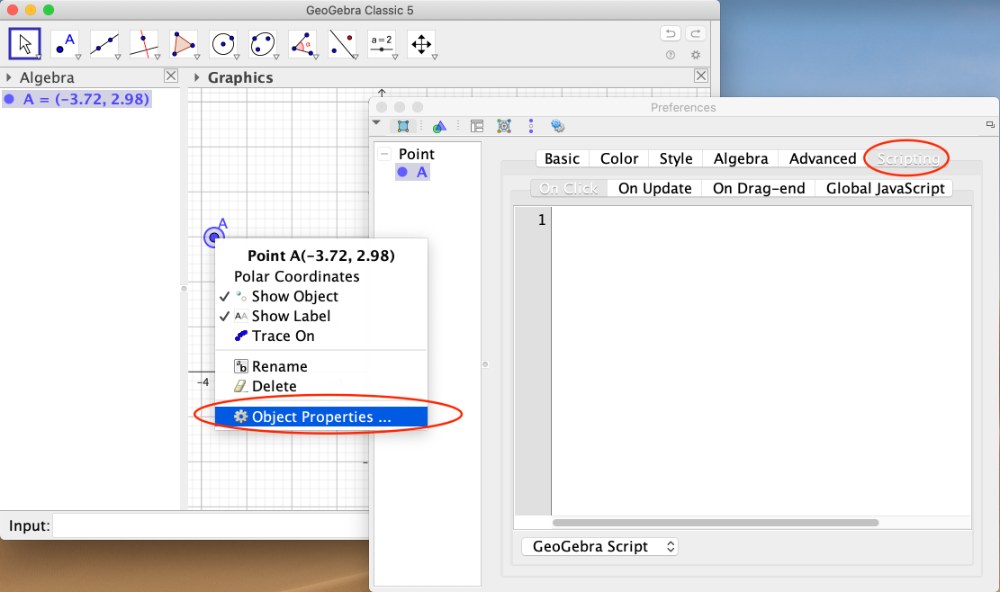 GeoGebra Classic 5