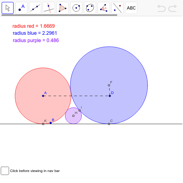 GeoGebra Applet