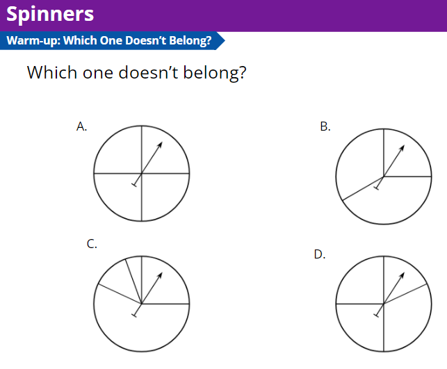 1.1: Which One Doesn’t Belong: Spinners