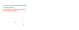 Construction de parallélogrammes